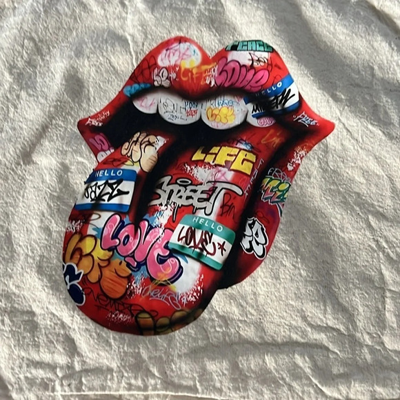 Free Add On For Pinky Rolling  Stones style canvas bag - Picture 2 of 2